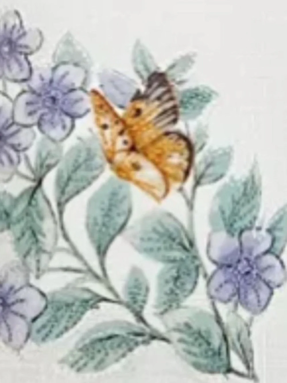 Lenox Butterfly Meadow Flutter Napkins Set of 4 Multicolor 19 W X 19 L